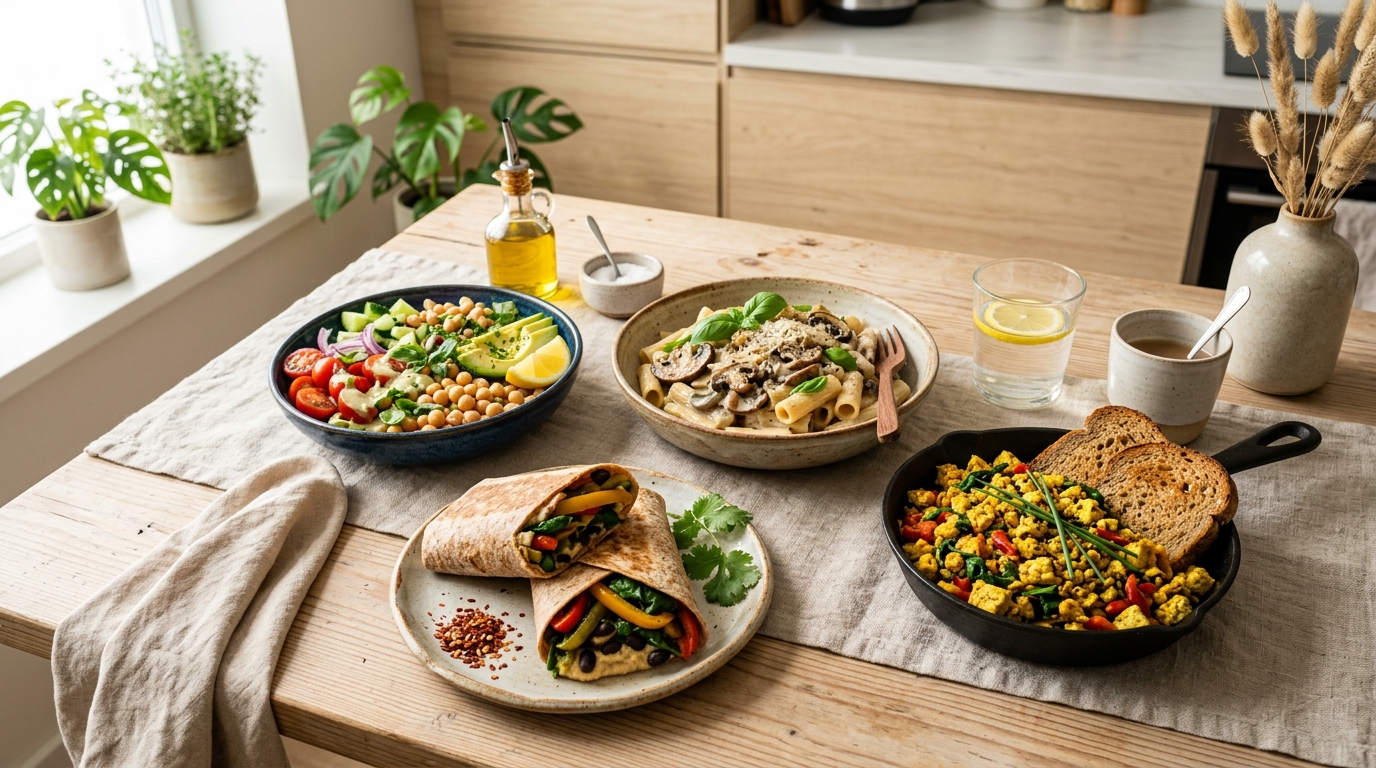 15 Dakikada Vegan Yemekler