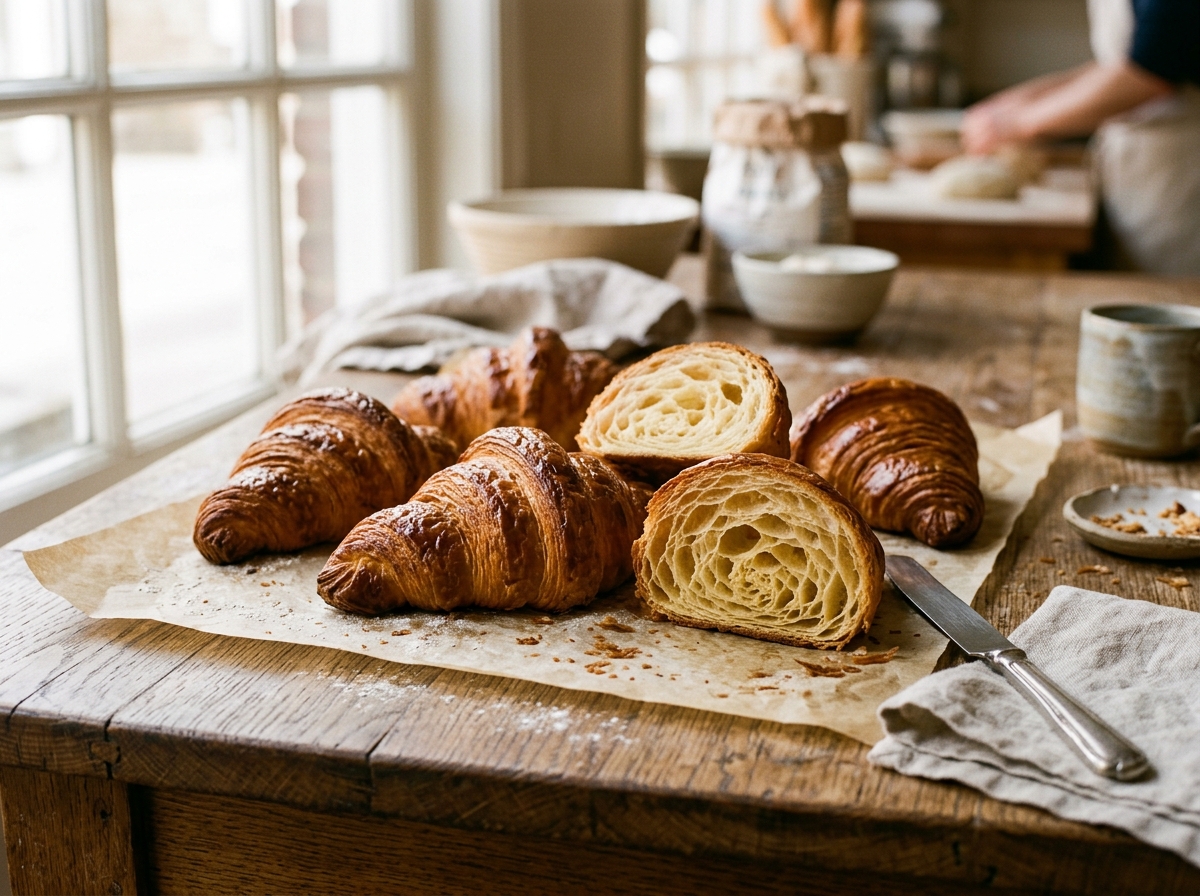 Vegan Fransız Kruvasanı (Croissant)